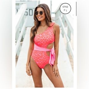 Pink Lily one piece